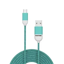 TF Pantone Cavo PT-MC001-5L USB/Micro 1,5 mt. 2,4A Celeste