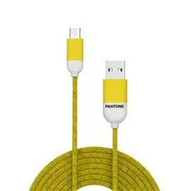 TF Pantone Cavo PT-MC001-5Y USB/Micro 1,5 mt. 2,4A Yellow