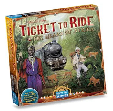 Ticket to ride espansione 3 - The heart of Africa