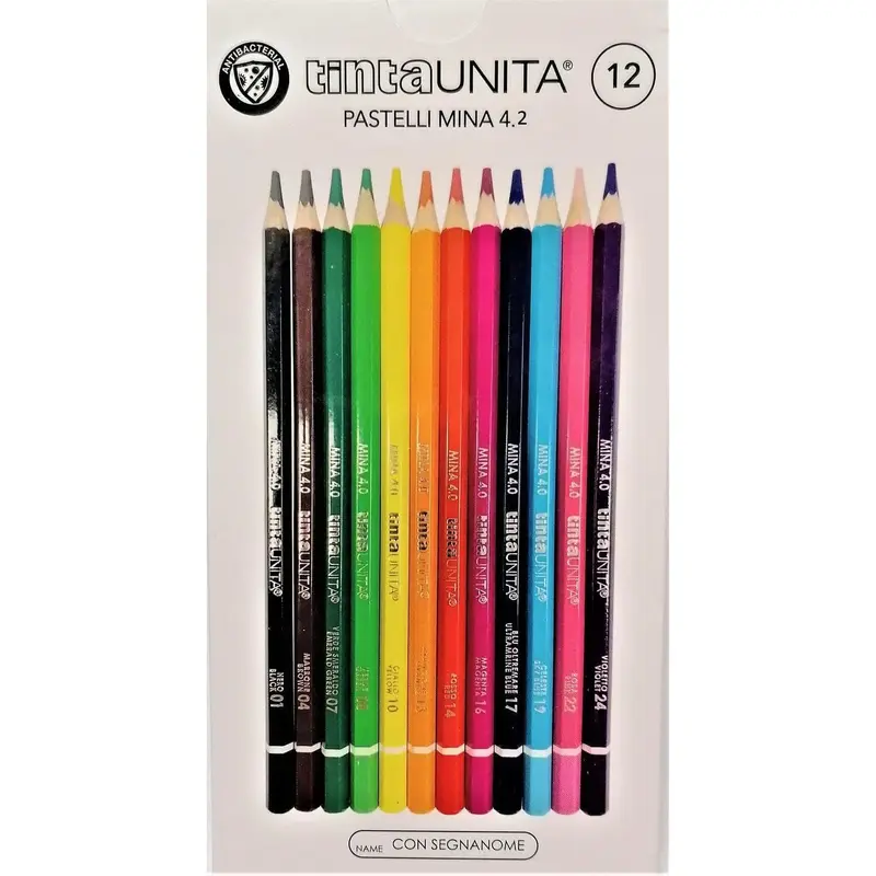 Tinta Unita Pastelli da 12 Mina 4.2