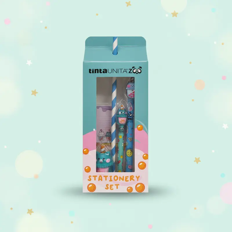 Tinta Unita Zoo - Stationery Set Kawaii Bubble Tea