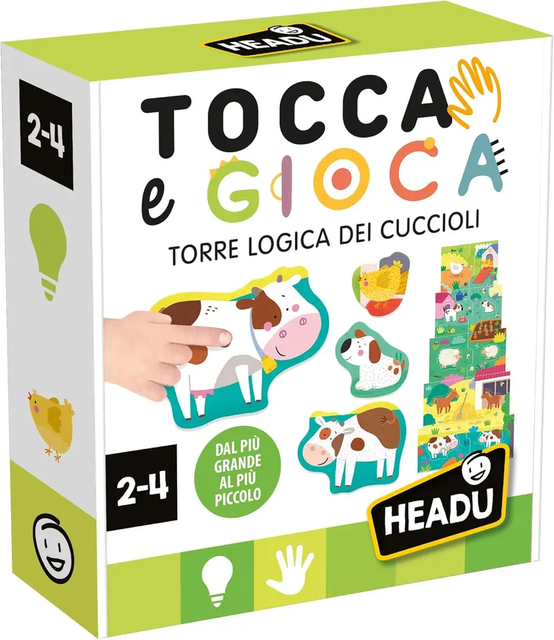 Tocca e gioca - Torre logica dei cuccioli