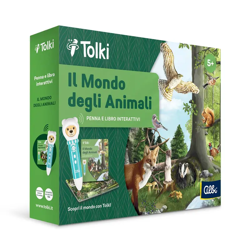 Tolki - Il mondo degli animali con penna interattiva