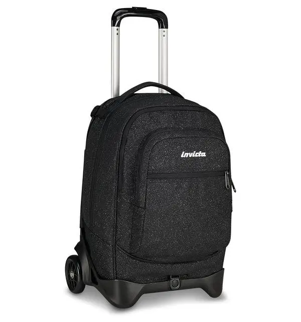 Trolley Invicta Plug Shine Nero scuola rigido capiente