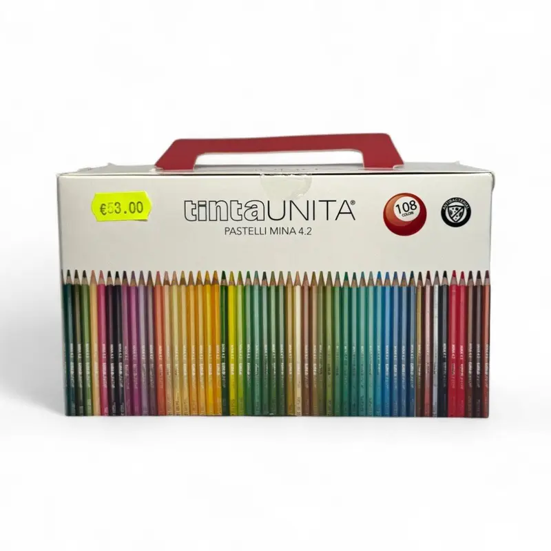 Valigetta 108 Pastelli TintaUnita Skyline con Mina Extra 4,2 mm