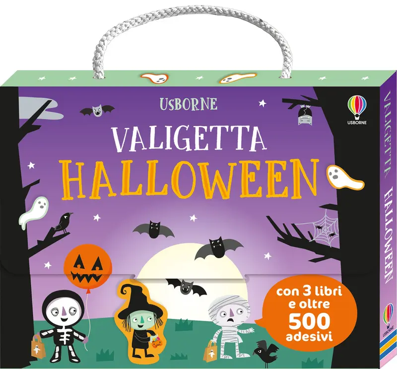Valigetta Halloween. Con adesivi