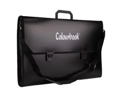 Valigetta Portadisegni Colourbook PPL con tracolla nera.