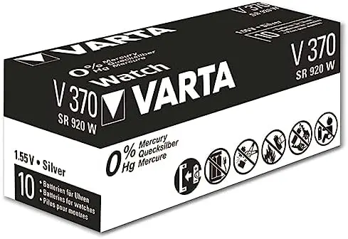 VARTA BATTERIA 370 - Conf. da 10