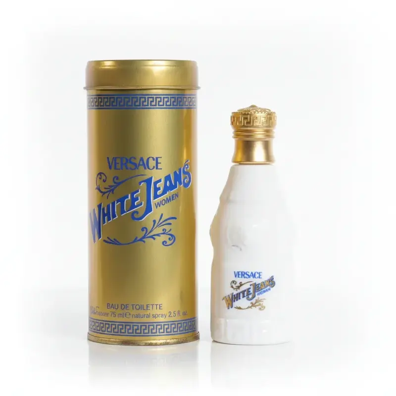 Versace White Jeans Woman 75 ml Eau De Toilette Natural Spray Profumo Donna Old 7214