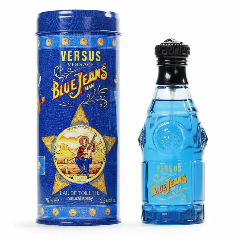 Versus Versace Blue Jeans Man Eau de Toilette 75ml Spray Profumo Uomo