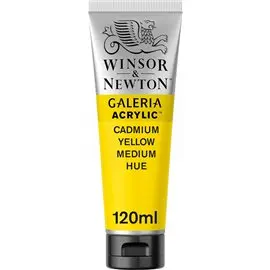 W&N Acrilico Galeria 120 ml Giallo Cadmio Medio 120