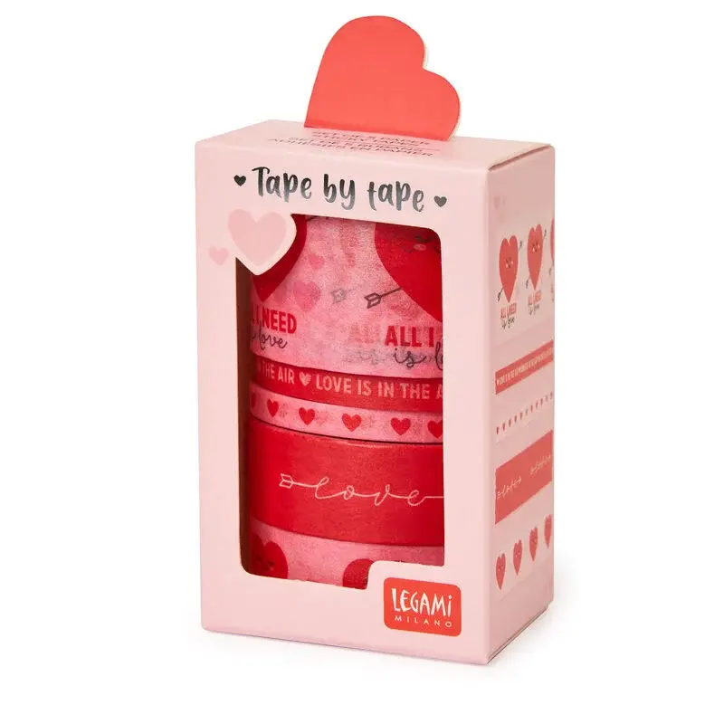 Washi Tape 5 Nastri - Cuore