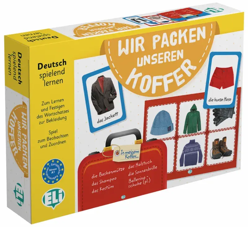 Wir packen unseren Koffer