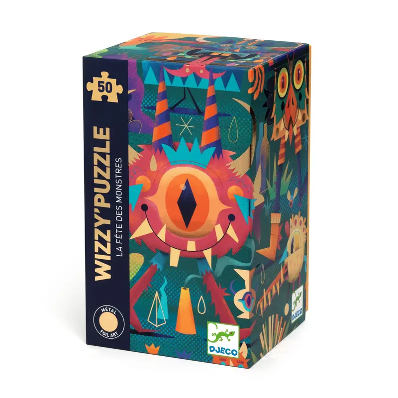 Wizzy Puzzle Metallizzato - La Festa dei Mostri 50 pz