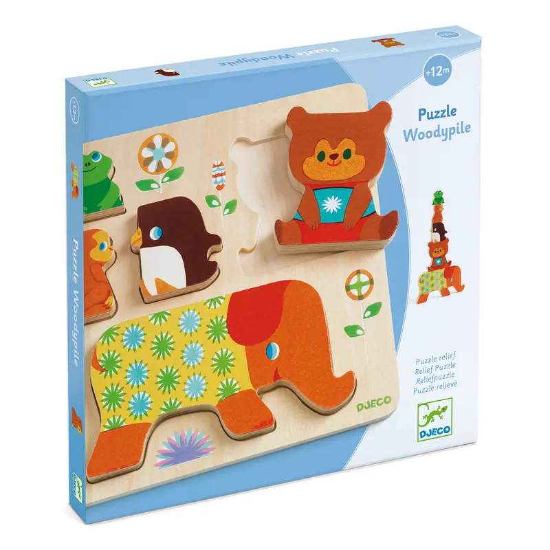 Woodypile - Puzzle ad incastro in legno