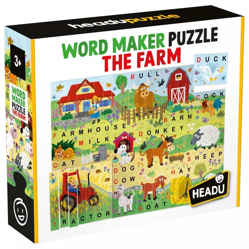Word Maker Puzzle - The Farm