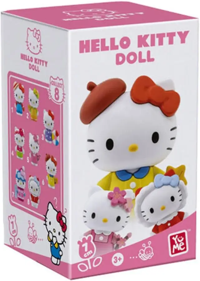 YuMe HELLO KITTY - CUTE OUTFITS SERIES - DOLL 7CM - PERSONAG