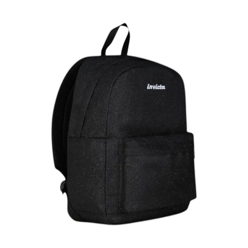 Zaino Carlson Shine Glitterato Nero 24L in Poliestere Riciclato
