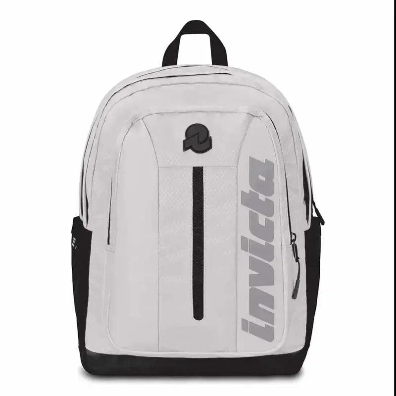 Zaino Invicta Jelek UP LED Bianco 39,5L in Poliestere Riciclato