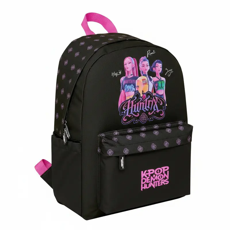 Zaino Laptop K-Pop Black Demon Hunters 14,1" – 31x13x43 cm