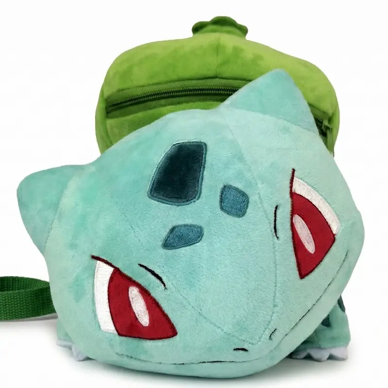 Zaino Peluche Bulbasaur Pokémon 35cm - Morbido Zainetto Kawaii