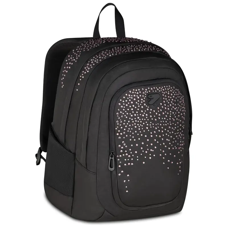 Zaino Seven Diamond Swarovski Black/Pink - Tech GlitzyCute