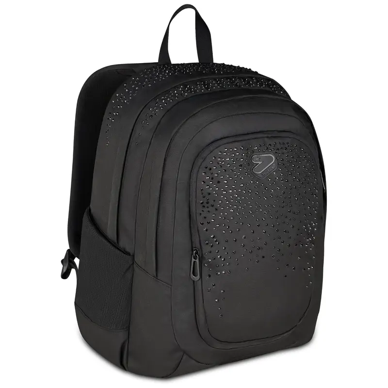 Zaino Seven Diamond Swarovski Total Black - Tech GlitzyCute