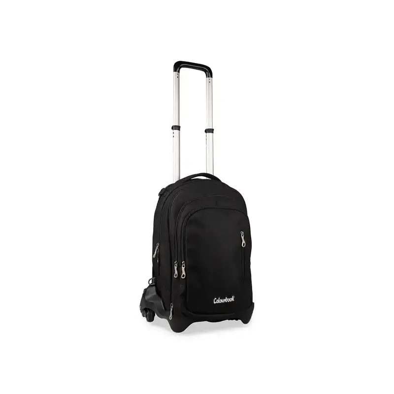 Zaino Trolley Scuola Glitter 35 L Colourbook (Nero)