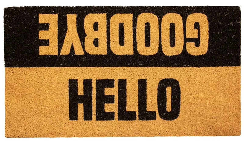Zerbino "HELLO-GOODBYE" F TO 70x40x2 cm